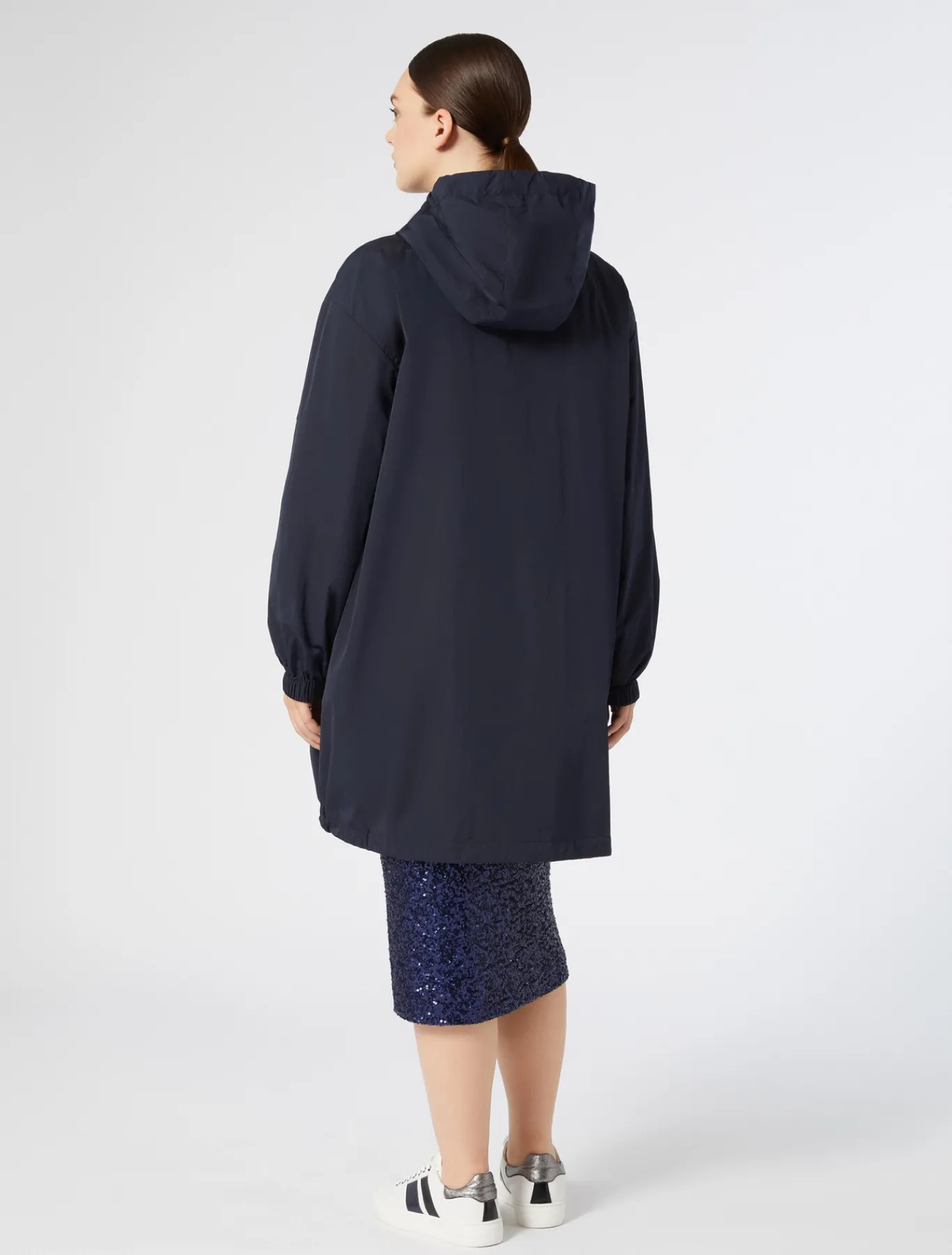 Marina Rinaldi Parkas en toile de nylon BLEUNUIT Fashion