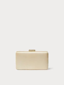 Marina Rinaldi Pochette en satin BEIGE Discount