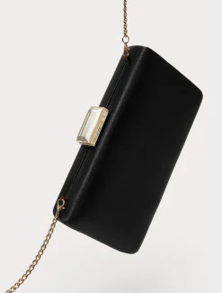 Marina Rinaldi Pochette en satin NOIR Sale