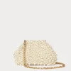 Marina Rinaldi Pochette en satin avec perles BEIGE Online
