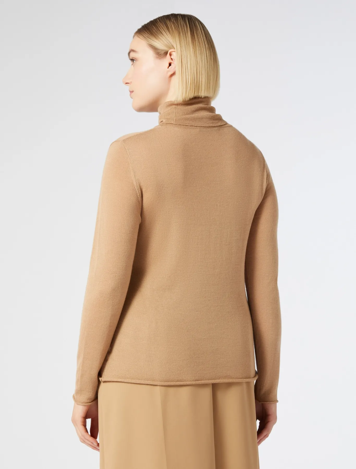 Marina Rinaldi Pull à col roulé en soie et cachemire POILDECHAMEAU Fashion