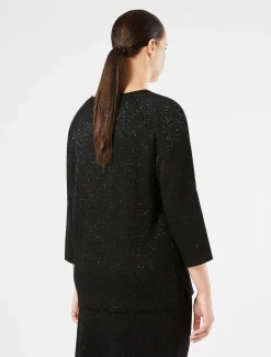 Marina Rinaldi Pull à paillettes NOIR Clearance