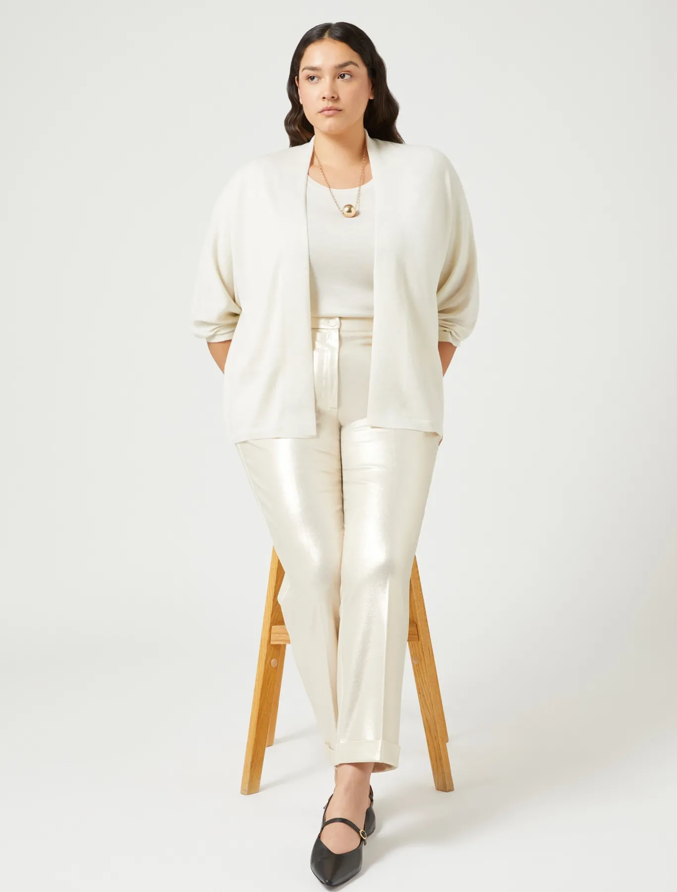 Marina Rinaldi Pull en cachemire IVOIRE Best