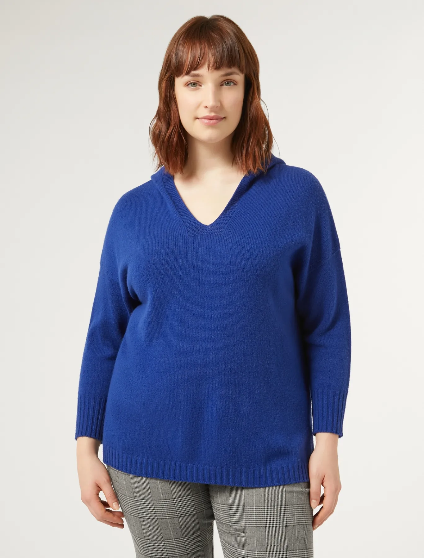 Marina Rinaldi PULL en cachemire mélangé BLEUET Discount