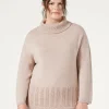 Marina Rinaldi Pull en cordonnet de laine ROSE Outlet