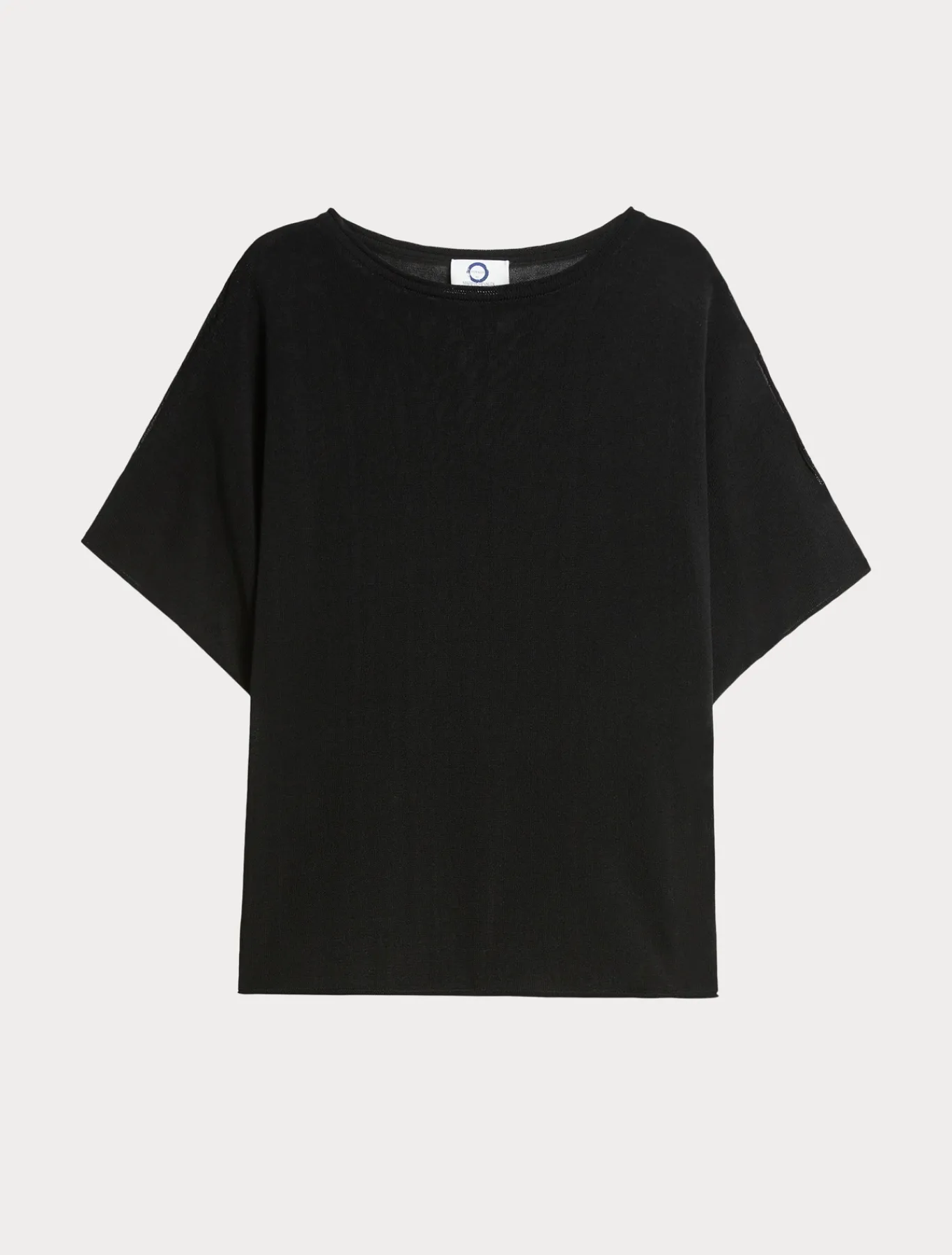 Marina Rinaldi Pull en crêpe de viscose NOIR Outlet