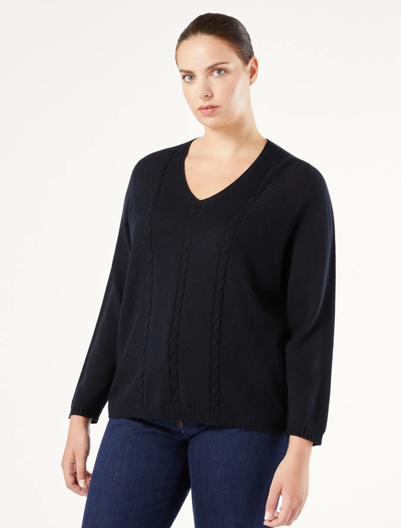 Marina Rinaldi Pull en fil de laine BLEUMARINE Best