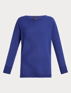Marina Rinaldi Pull en fil de laine VIOLET New