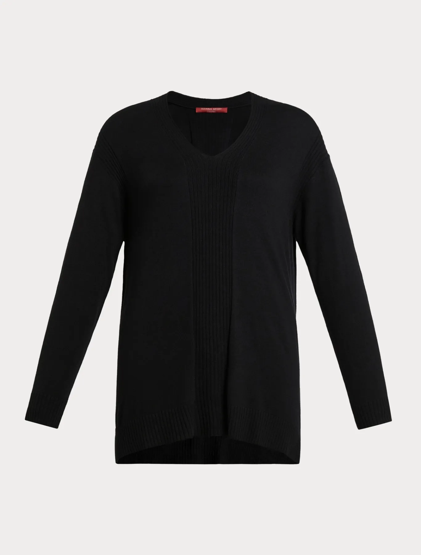 Marina Rinaldi Pull en fil de viscose NOIR Discount