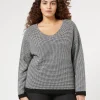 Marina Rinaldi Pull en fil de viscose mélangée NOIR Sale