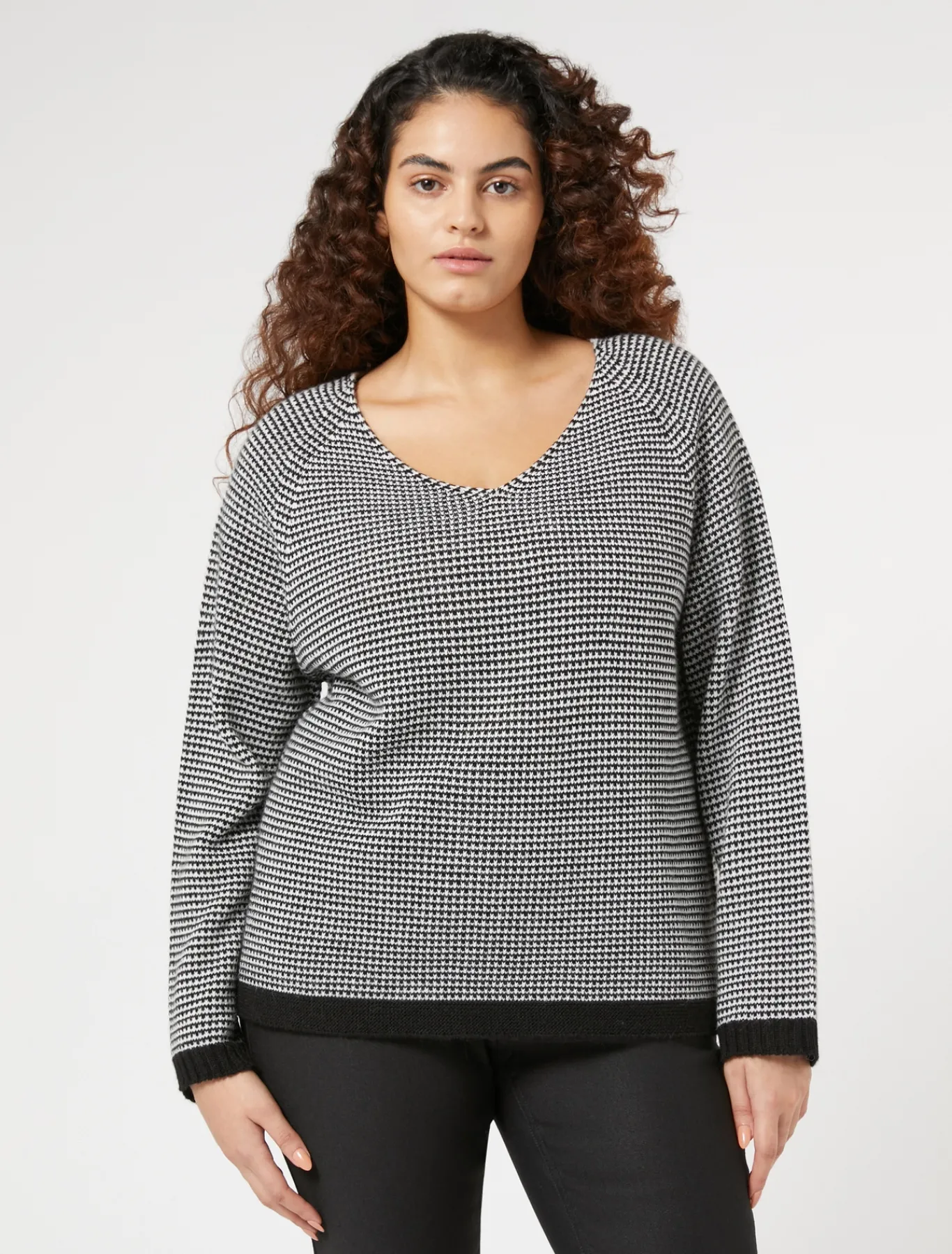 Marina Rinaldi Pull en fil de viscose mélangée NOIR Sale