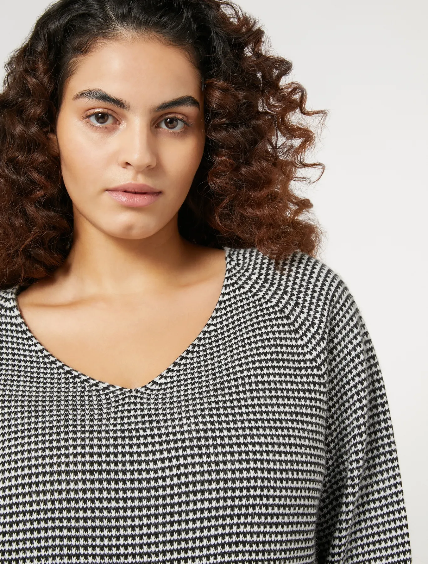 Marina Rinaldi Pull en fil de viscose mélangée NOIR Sale