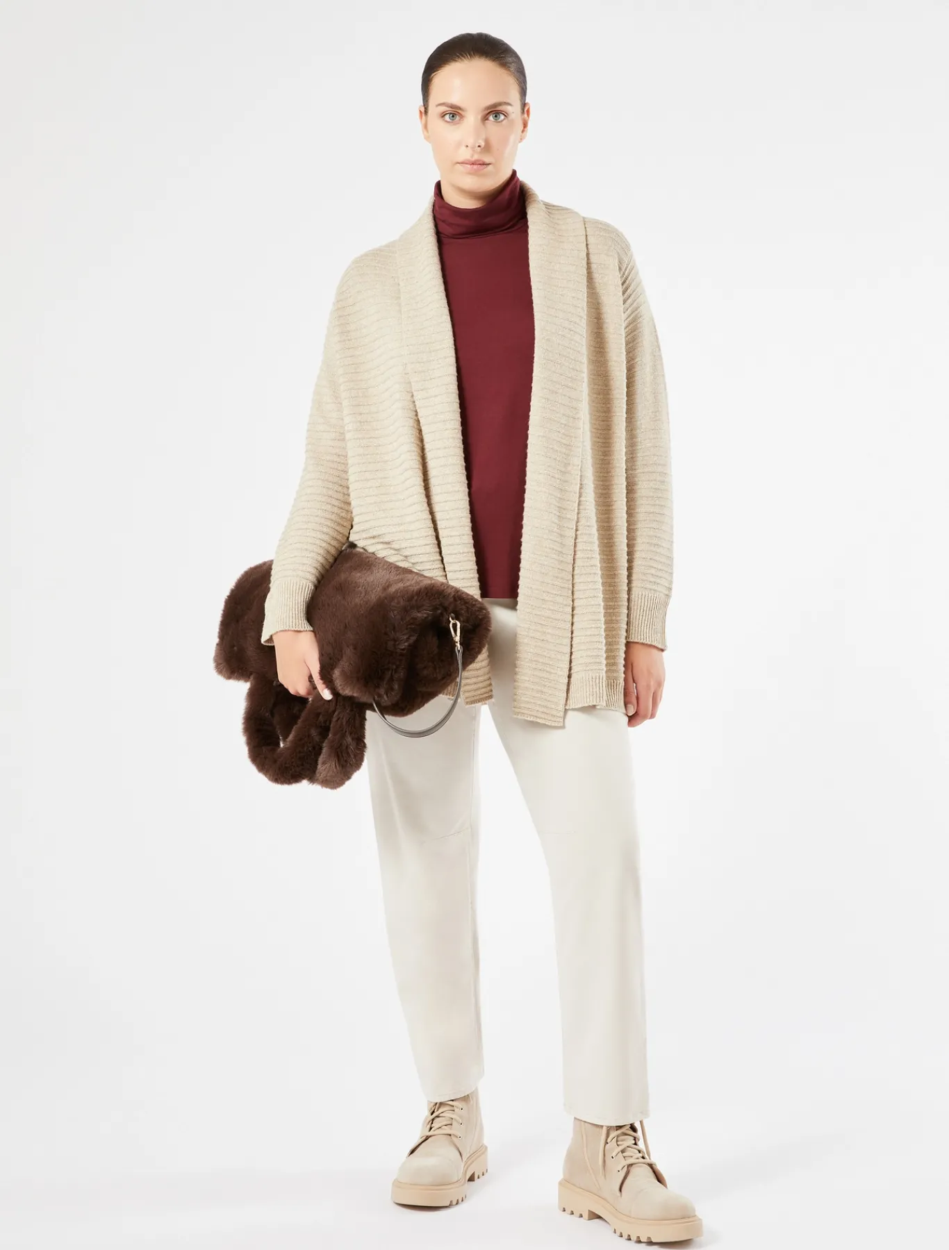 Marina Rinaldi Pull en jersey AUBERGINE Outlet