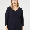 Marina Rinaldi Pull en laine BLEUNUIT Clearance