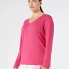 Marina Rinaldi Pull en laine FUCHSIA New