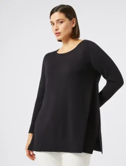 Marina Rinaldi Pull en laine BLEUNUIT Fashion