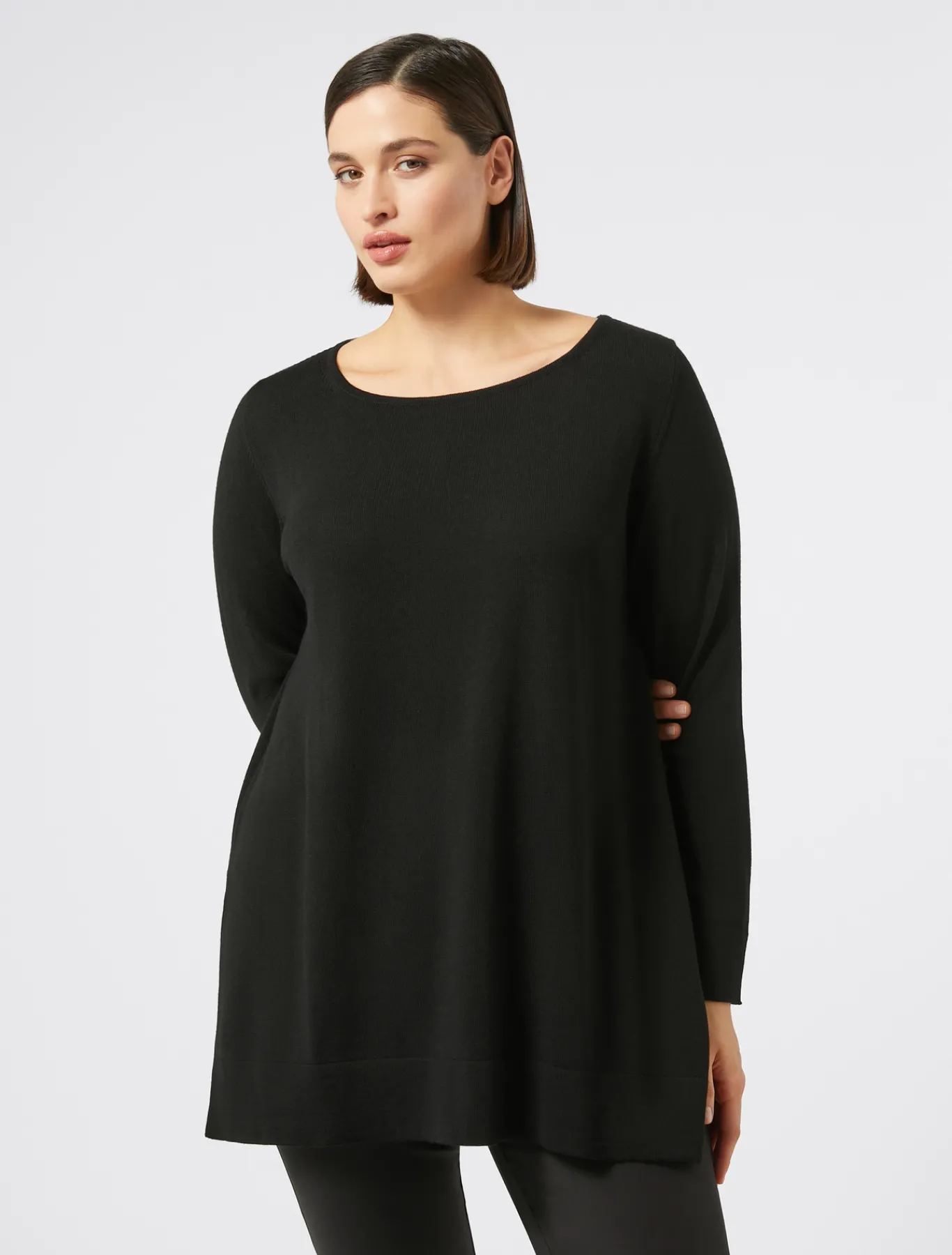 Marina Rinaldi Pull en laine NOIR Outlet