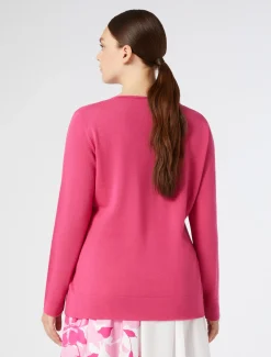 Marina Rinaldi Pull en laine FUCHSIA New