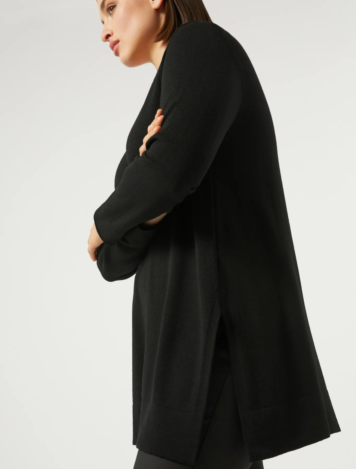 Marina Rinaldi Pull en laine NOIR Outlet