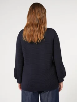 Marina Rinaldi Pull en laine BLEUNUIT Discount