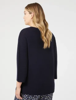 Marina Rinaldi Pull en laine BLEUNUIT Clearance
