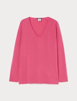 Marina Rinaldi Pull en laine FUCHSIA New