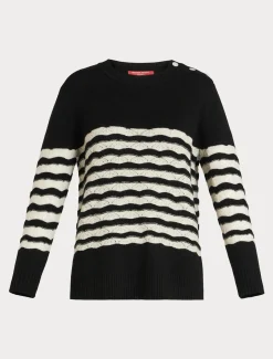 Marina Rinaldi Pull en laine NOIR Fashion