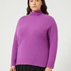 Marina Rinaldi Pull en laine mélangée CYCLAMEN Outlet