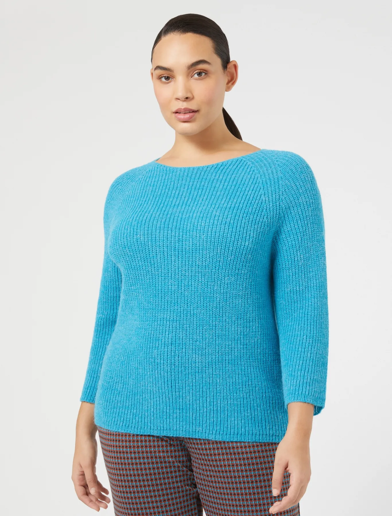 Marina Rinaldi Pull en laine mélangée TURQUOISE Best