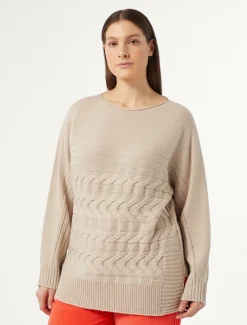 Marina Rinaldi Pull en laine mélangée POUDRE Discount