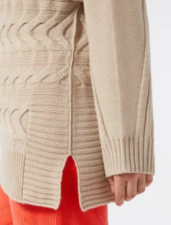 Marina Rinaldi Pull en laine mélangée POUDRE Discount