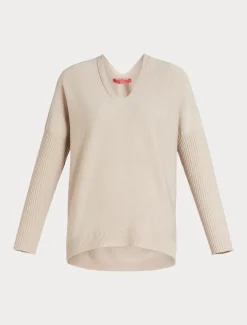 Marina Rinaldi Pull en laine mélangée POUDRE New