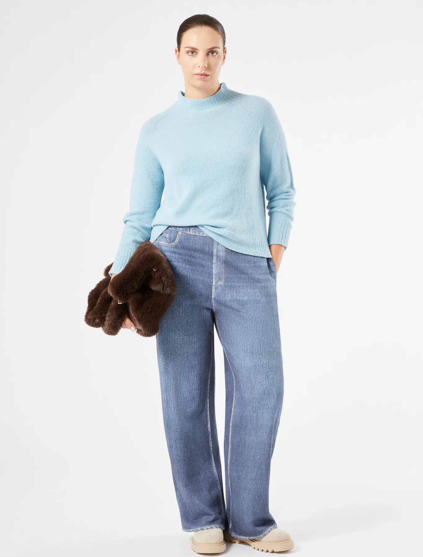 Marina Rinaldi Pull en laine mélangée AZURE Fashion
