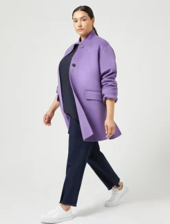 Marina Rinaldi Pull en laine mélangée BLEUNUIT Clearance