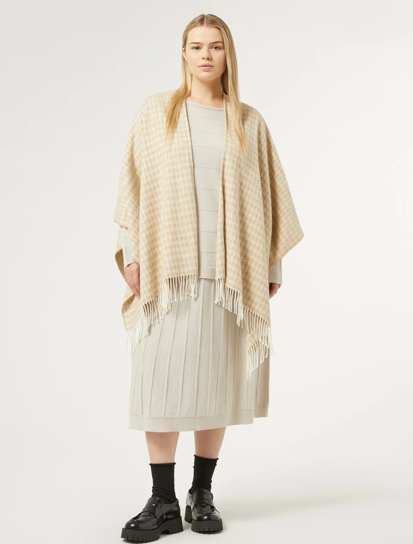 Marina Rinaldi Pull en laine mélangée BEIGE Best