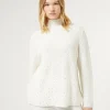 Marina Rinaldi Pull en laine mélangée avec strass BLANC Best