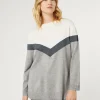 Marina Rinaldi Pull en mélange de cachemire GRISMOYEN Outlet