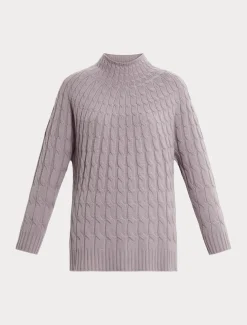 Marina Rinaldi Pull en mélange de cachemire torsadé GLYCINE Discount