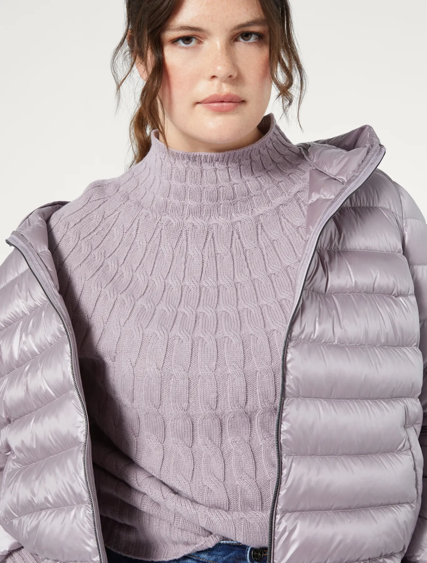 Marina Rinaldi Pull en mélange de cachemire torsadé GLYCINE Discount
