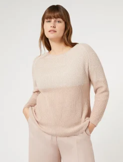Marina Rinaldi Pull en mélange de laine et cachemire ROSE Sale