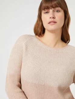 Marina Rinaldi Pull en mélange de laine et cachemire ROSE Sale