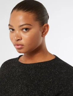 Marina Rinaldi Pull en mélange de laine et lurex NOIR Clearance