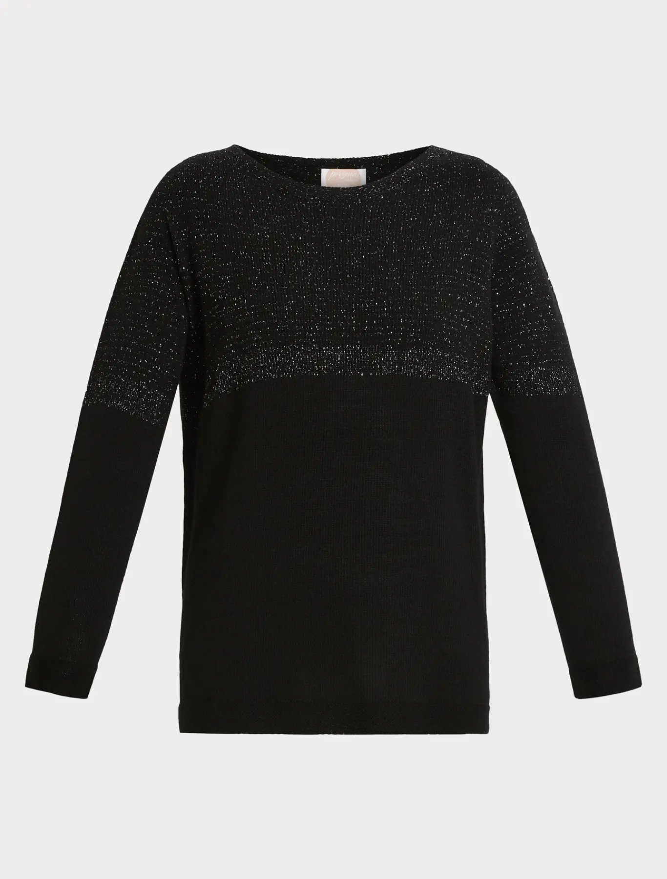 Marina Rinaldi Pull en mélange de laine et viscose NOIR Outlet