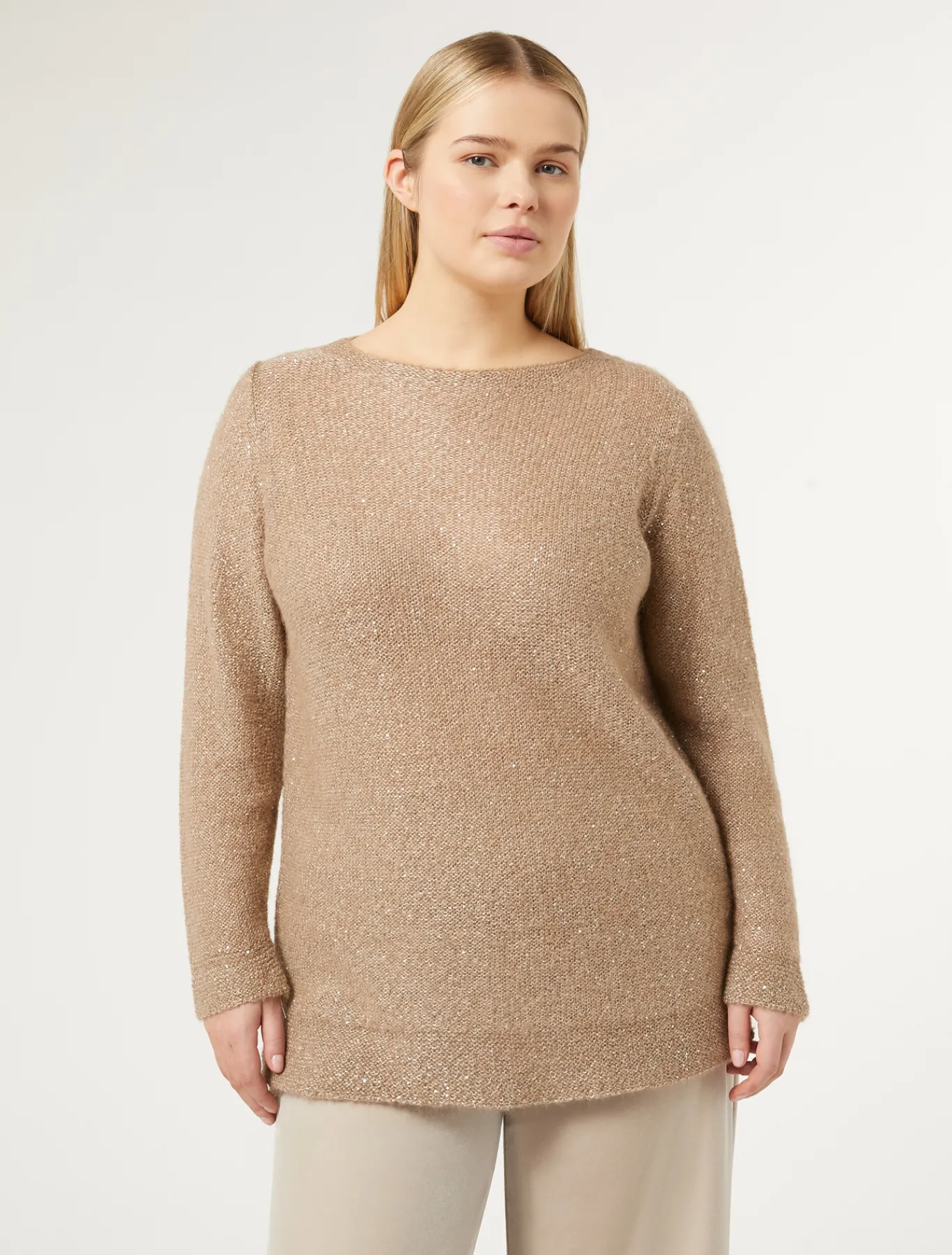 Marina Rinaldi Pull en mohair et paillettes ROCHE Sale