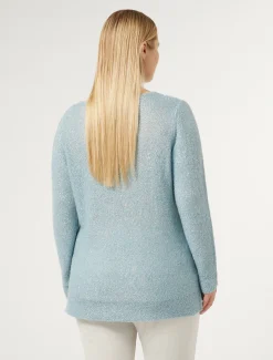 Marina Rinaldi Pull en mohair et paillettes BLEUNUANCE' Online