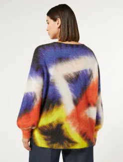 Marina Rinaldi Pull en mohair mélangé NOIR Clearance