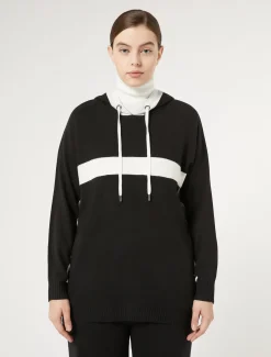 Marina Rinaldi Pull en viscose NOIR Sale
