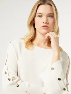 Marina Rinaldi Pull en viscose IVOIRE Sale