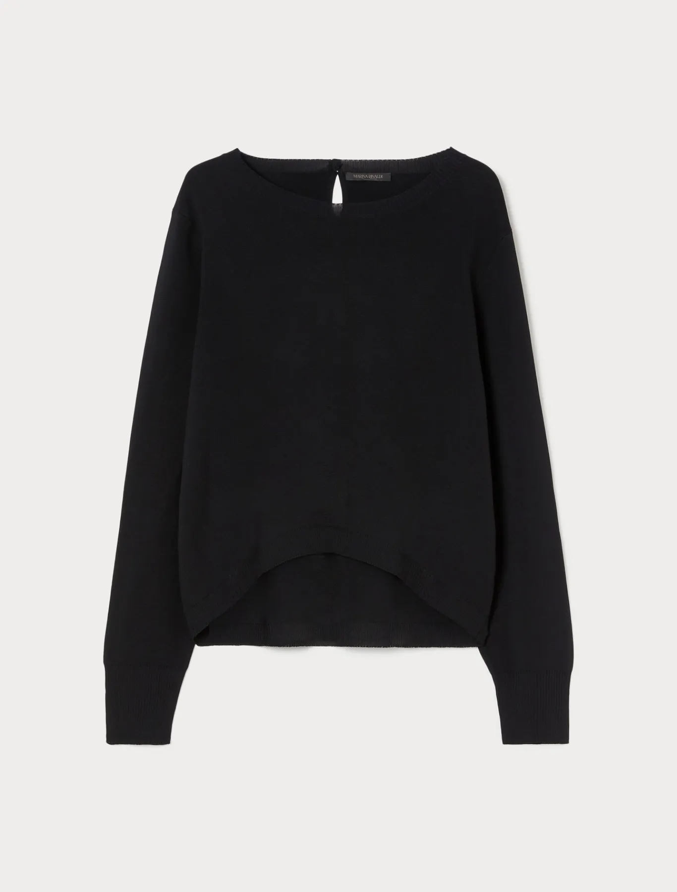 Marina Rinaldi Pull en viscose NOIR Clearance