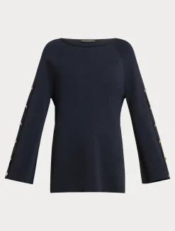 Marina Rinaldi Pull en viscose BLEUNUIT Fashion